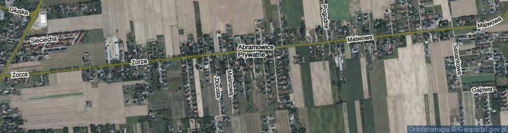 Zdjęcie satelitarne Spacerowa ul.